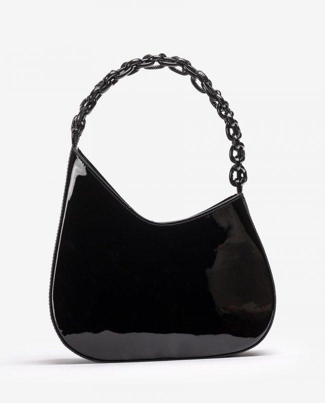 Sac asymétrique avec anse tressée Unisa pour femme - Noir Sac asymétrique avec anse tressée Unisa pour femme - Noir