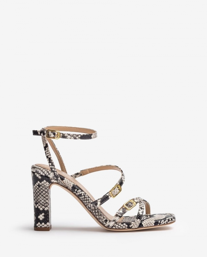 Sandales à talons hauts et brides Unisa pour femme - Ivoire