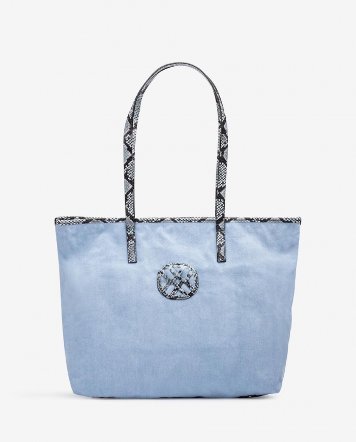 Sac cabas Unisa Ecolino pour femme - Bleu Sac cabas Unisa Ecolino pour femme - Bleu