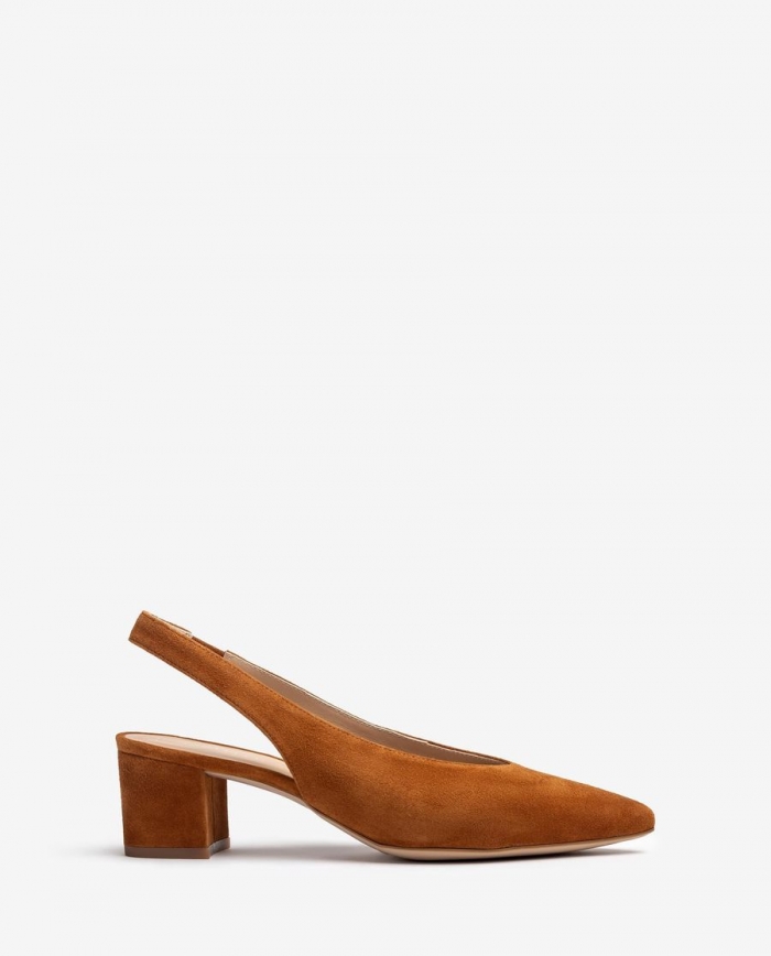 Ballerines à bout pointu et bride arrière Unisa pour femme - Marron Ballerines à bout pointu et bride arrière Unisa pour femme - Marron
