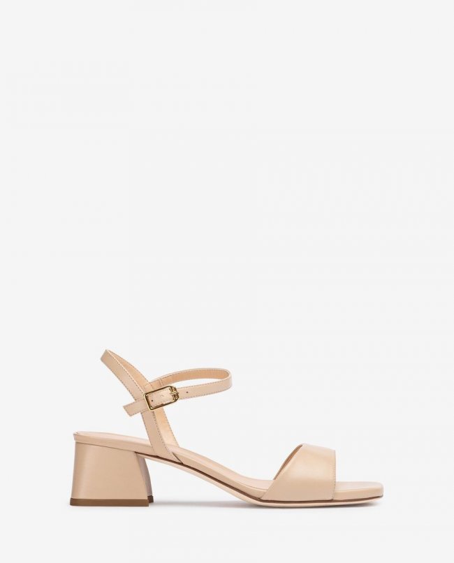 Sandale à talon carré Unisa Femme - Beige Sandale à talon carré Unisa Femme - Beige