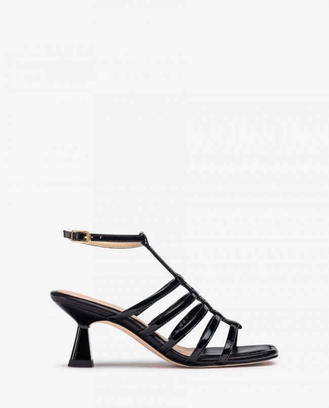 Sandales à talon géométrique Unisa pour femme - Noir Sandales à talon géométrique Unisa pour femme - Noir