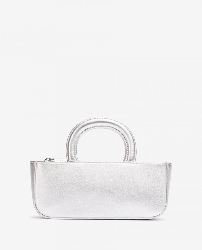Petit sac à anses rondes Unisa pour femme - Argenté Petit sac à anses rondes Unisa pour femme - Argenté