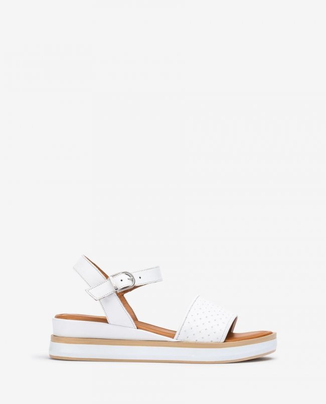 Sandales à bout ouvert Unisa pour femme - Blanc Sandales à bout ouvert Unisa pour femme - Blanc
