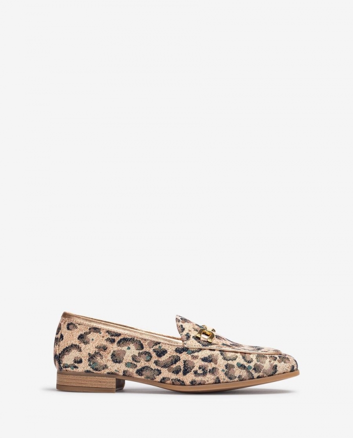 Mocassins ornés Unisa pour femme - Corail / Ballerine