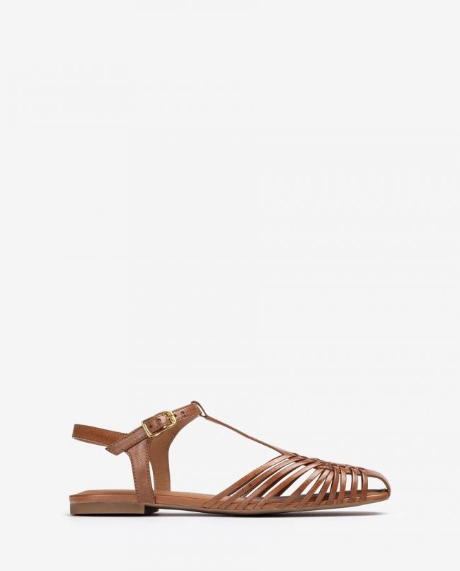 Sabots en cuir Unisa pour femme - Marron Sabots en cuir Unisa pour femme - Marron