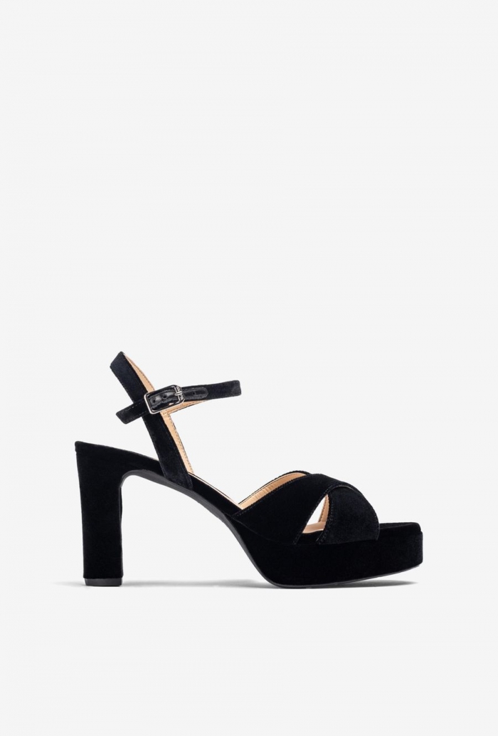 Sandales à talons et plateformes Unisa pour femme - Noir Sandales à talons et plateformes Unisa pour femme - Noir
