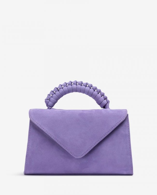 Sac à main à poignée tressée Unisa pour femme - Lilas Sac à main à poignée tressée Unisa pour femme - Lilas