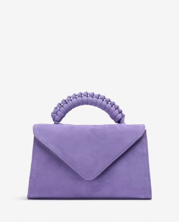 Sac à main à poignée tressée Unisa pour femme - Lilas Sac à main à poignée tressée Unisa pour femme - Lilas