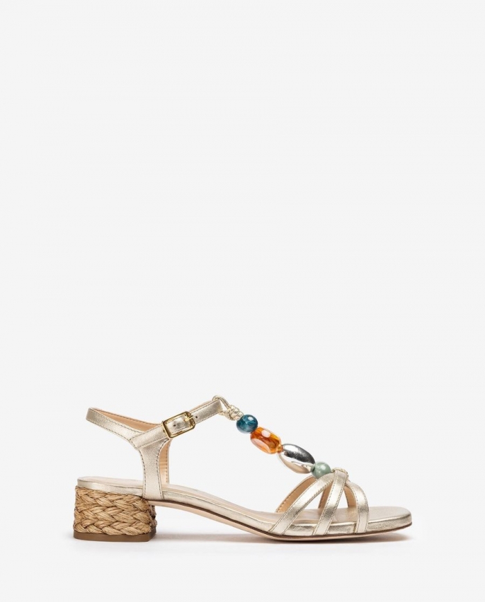 Sandales perlées Unisa pour femme - Doré Sandales perlées Unisa pour femme - Doré