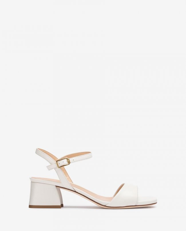 Sandales à talon carré Unisa pour femme - Blanc Sandales à talon carré Unisa pour femme - Blanc