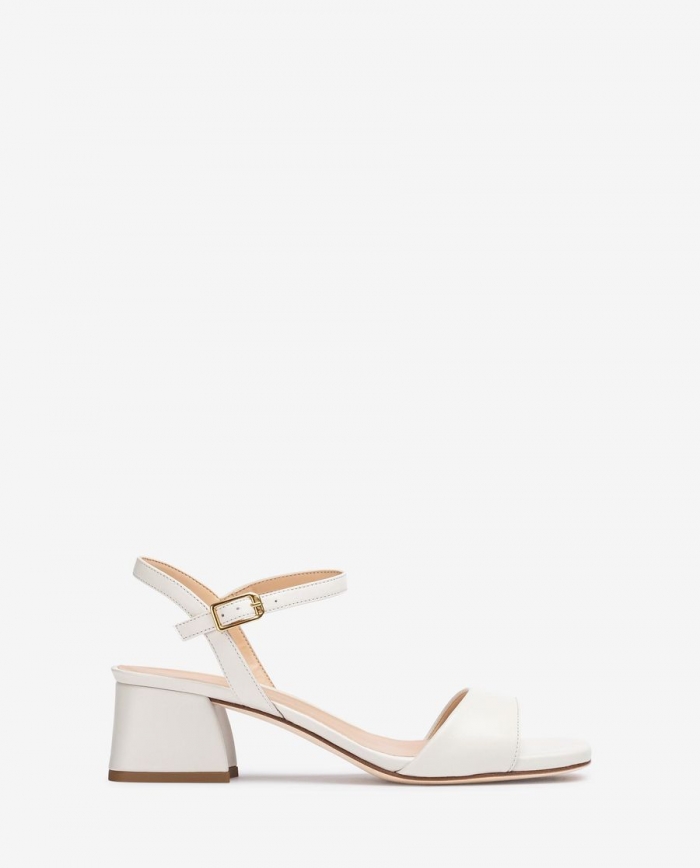 Sandales à talon carré Unisa pour femme - Blanc Sandales à talon carré Unisa pour femme - Blanc