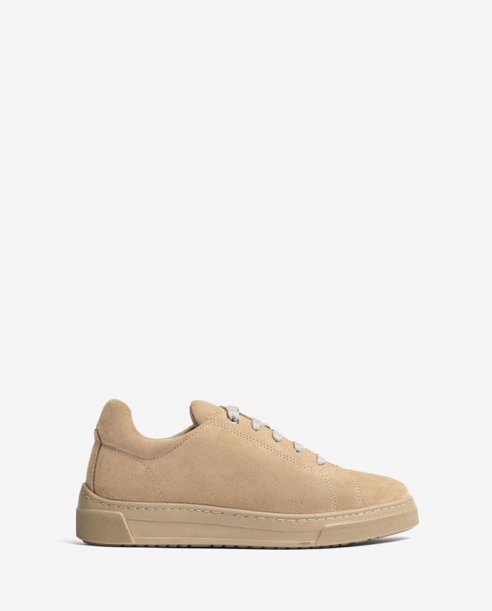 Unisa Chaussures à bride arrière unisexe en daim pour femme - Beige Unisa Chaussures à bride arrière unisexe en daim pour femme - Beige