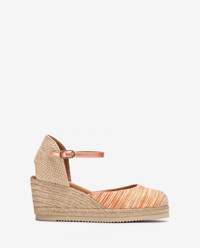 Espadrilles à bride arrière en tissu Jarapa Unisa Femme - Rouge Espadrilles à bride arrière en tissu Jarapa Unisa Femme - Rouge