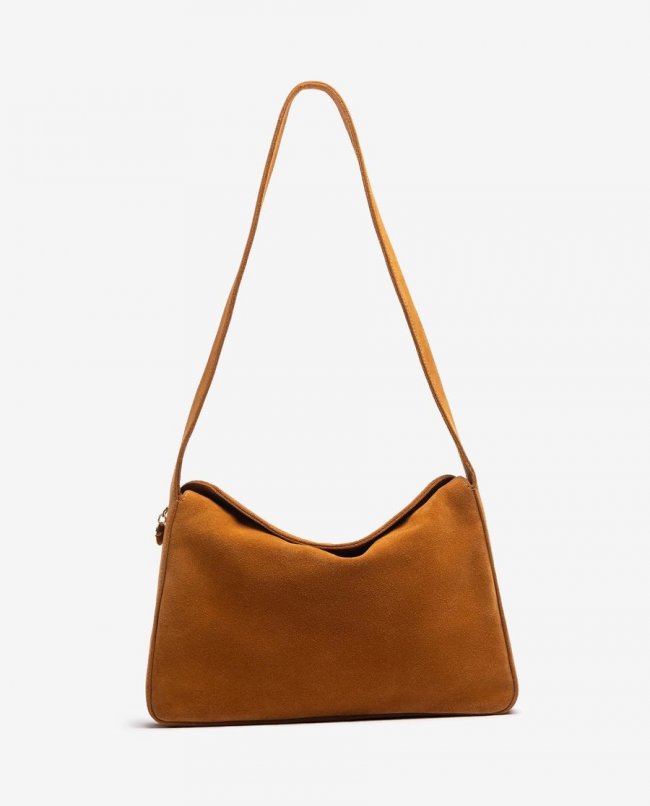Sac à main moyen Unisa Femme en daim - Marron Sac à main moyen Unisa Femme en daim - Marron