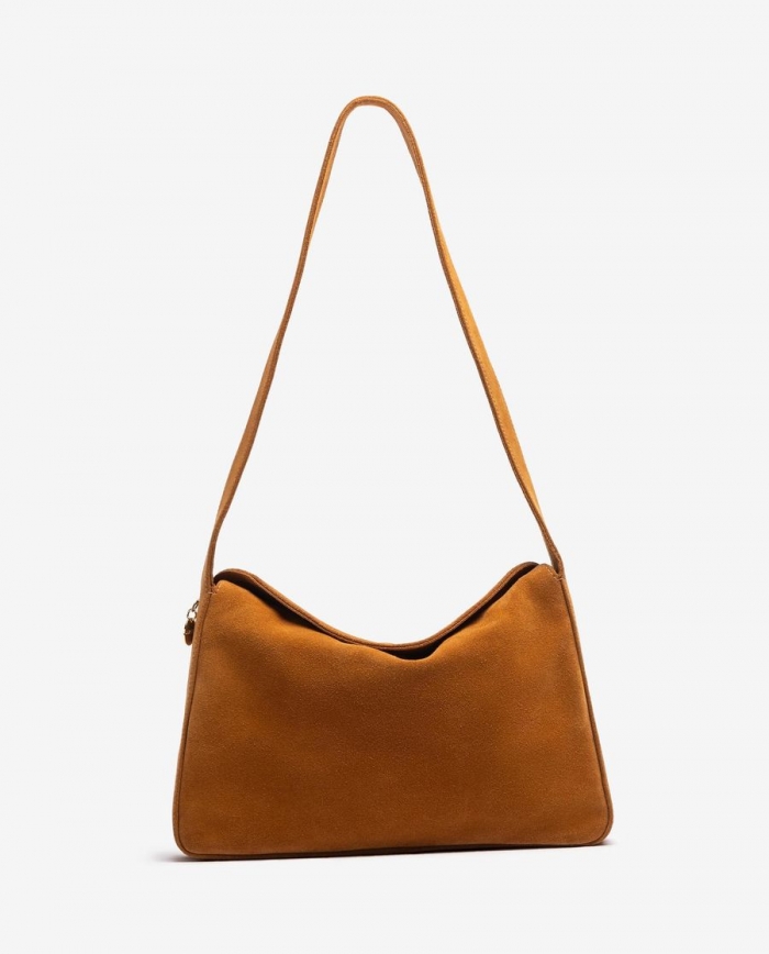 Sac à main moyen Unisa Femme en daim - Marron
