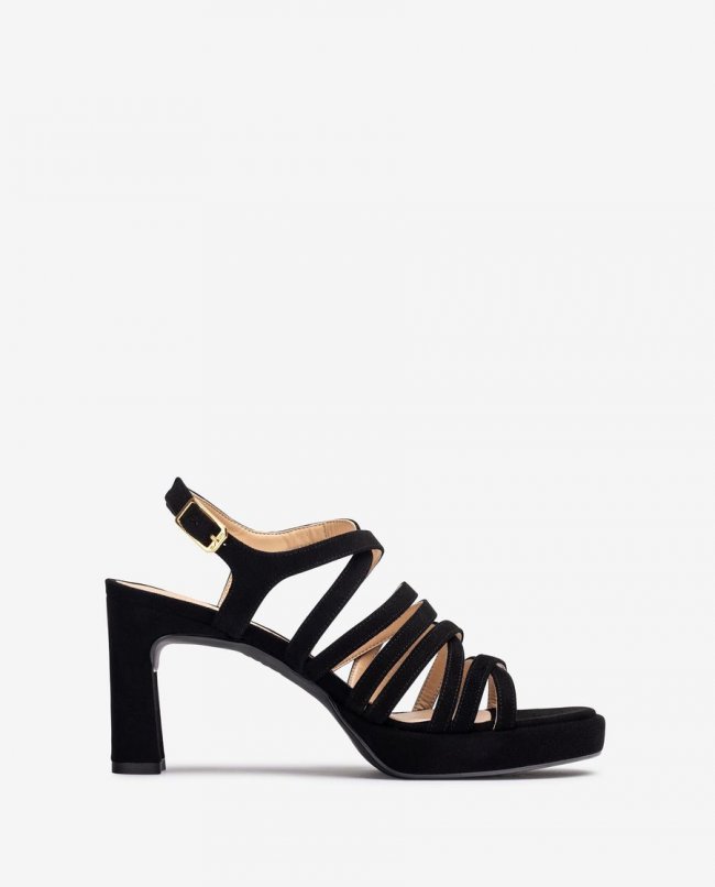 Sandales à brides multiples Unisa pour femme - Noir Sandales à brides multiples Unisa pour femme - Noir