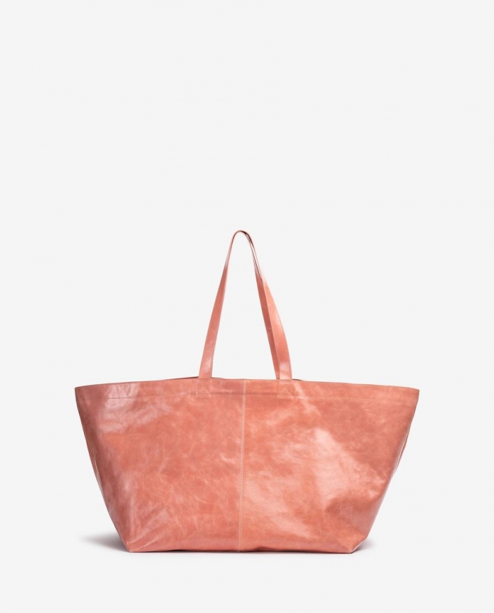 Sac Maxi Femme en Cuir Verni Unisa - Rose Sac Maxi Femme en Cuir Verni Unisa - Rose