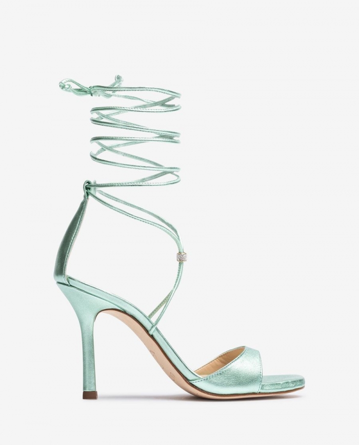 Sandales habillées ornées Unisa pour femme - Vert