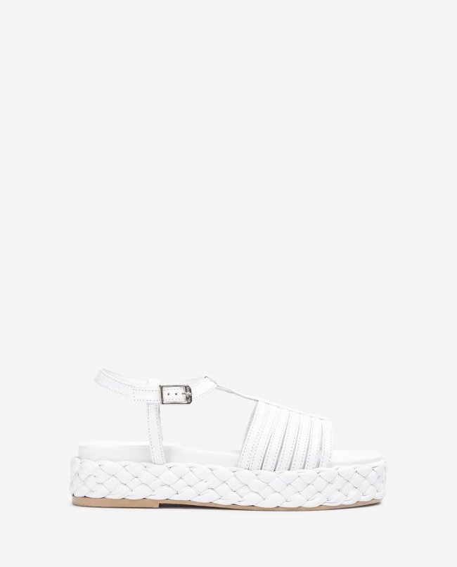 Sandales tressées Unisa pour femme - Blanc Sandales tressées Unisa pour femme - Blanc
