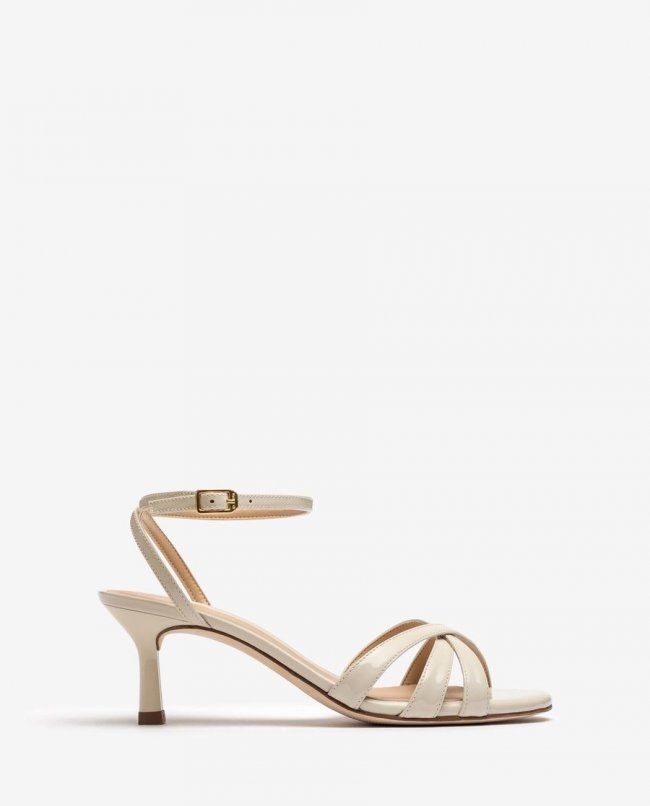Sandales à talons moyens Unisa pour femme - Blanc Sandales à talons moyens Unisa pour femme - Blanc