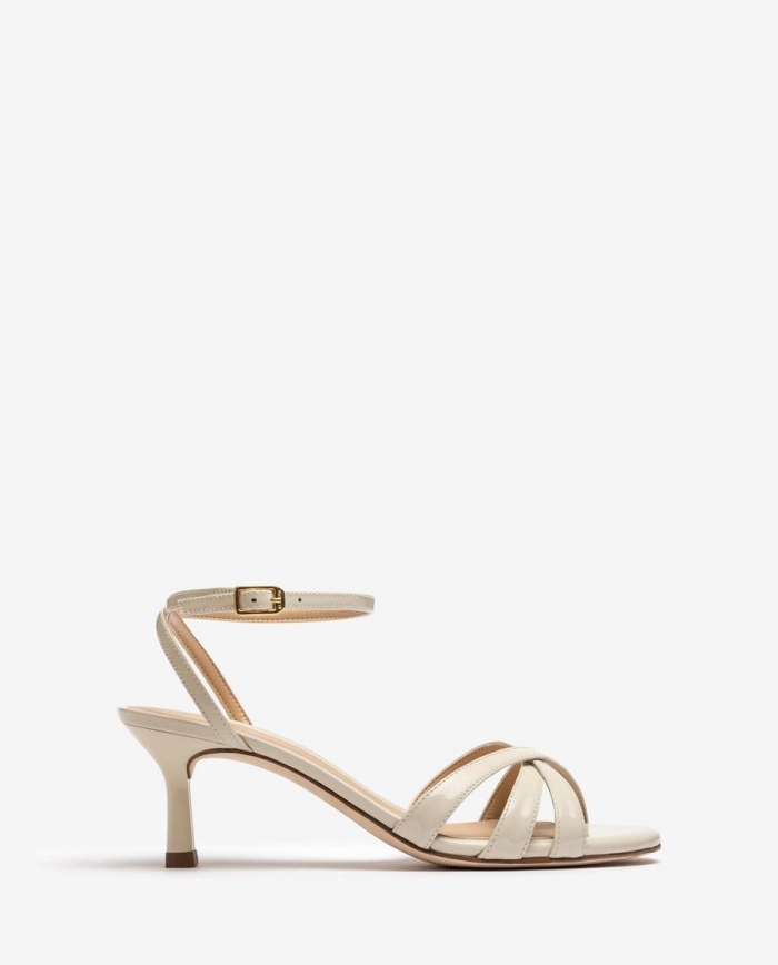 Sandales à talons moyens Unisa pour femme - Blanc Sandales à talons moyens Unisa pour femme - Blanc