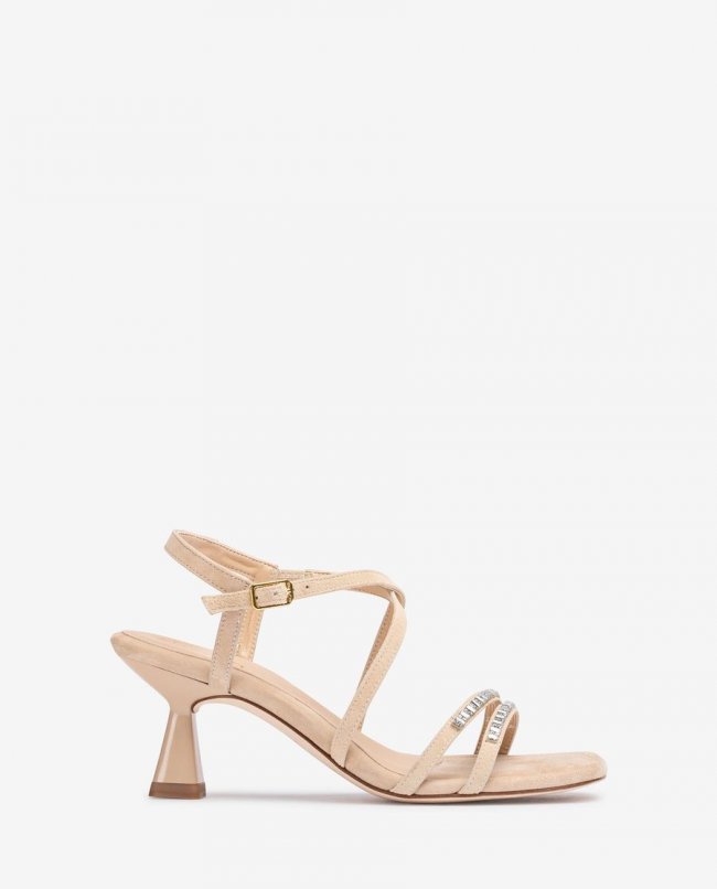 Sandales habillées à cristaux Unisa pour femme - Beige Sandales habillées à cristaux Unisa pour femme - Beige