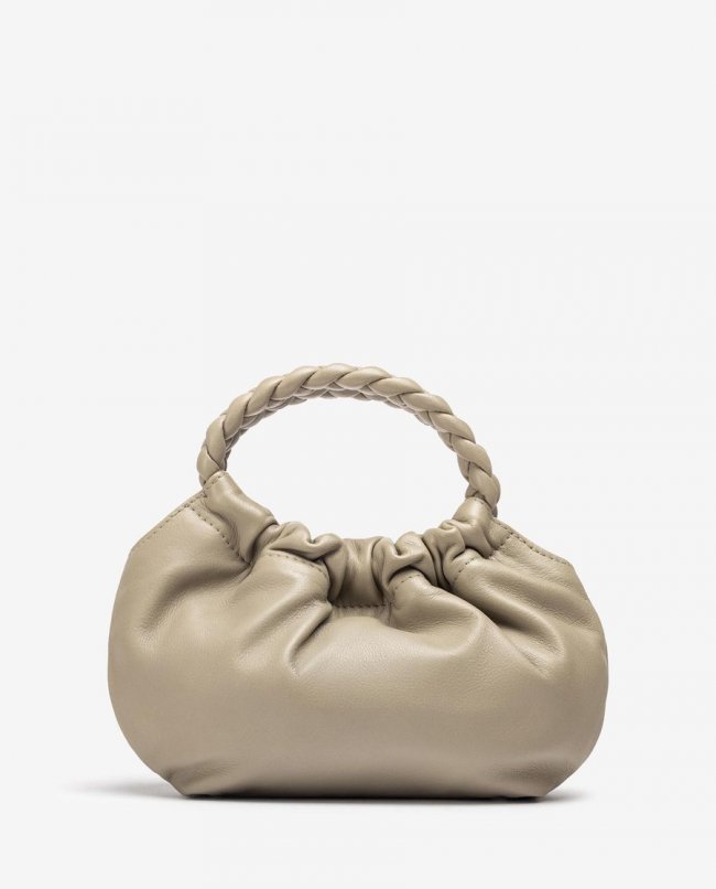 Petit sac à main Unisa Femme avec poignées tressées - Vert Petit sac à main Unisa Femme avec poignées tressées - Vert