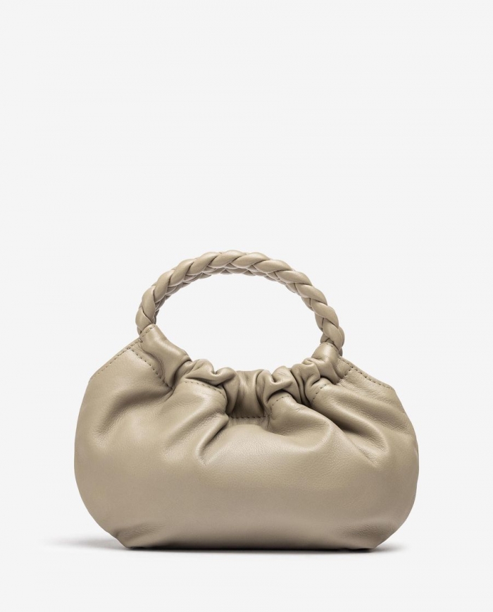 Petit sac à main Unisa Femme avec poignées tressées - Vert Petit sac à main Unisa Femme avec poignées tressées - Vert