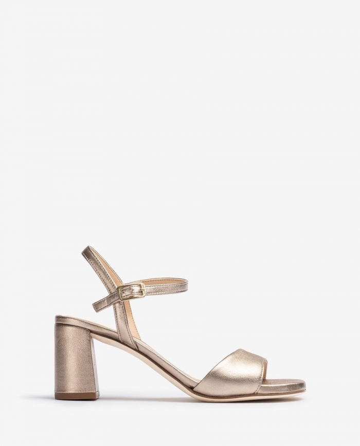 Sandales en cuir métallisé Unisa pour femme - Bronze Sandales en cuir métallisé Unisa pour femme - Bronze