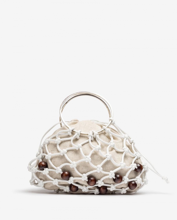 Petit sac noué Unisa pour femme - Blanc Petit sac noué Unisa pour femme - Blanc