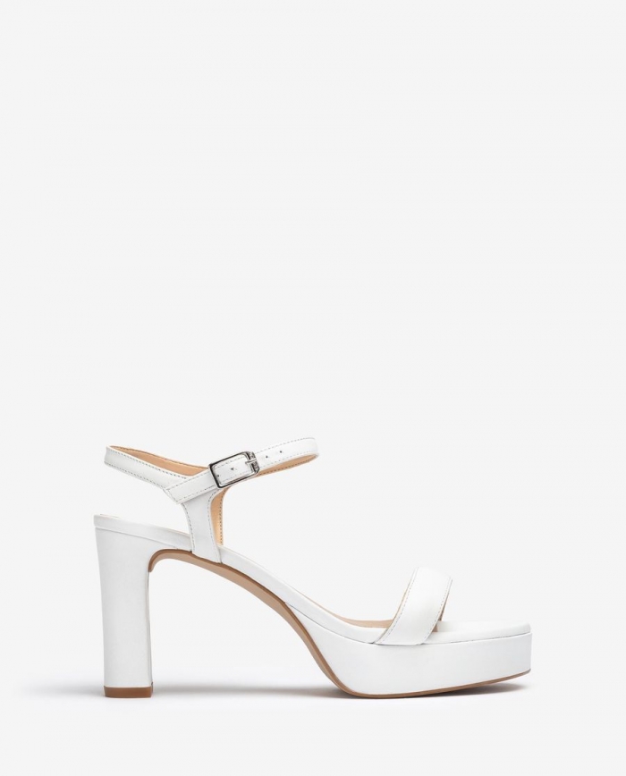 Sandales à plateforme et talon Unisa pour femme - Blanc Sandales à plateforme et talon Unisa pour femme - Blanc