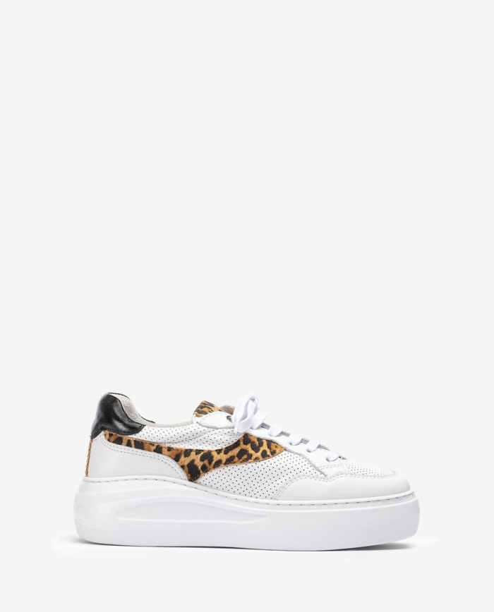 Unisa Baskets en daim imprimé pour femme - Blanc Unisa Baskets en daim imprimé pour femme - Blanc