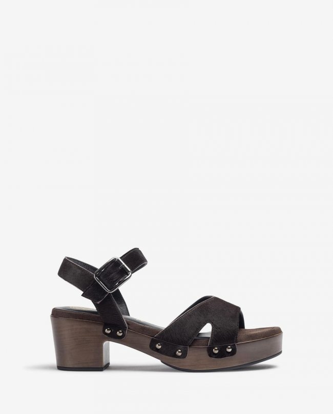 Sandales compensées Unisa femme - Marron Sandales compensées Unisa femme - Marron