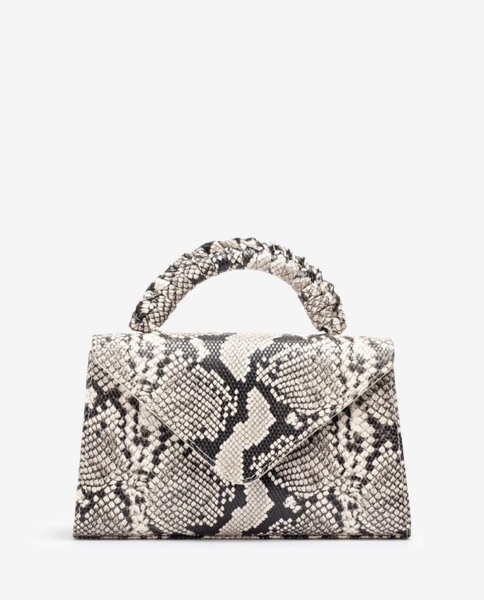 Sac à main Unisa Femme avec anse tressée - Ivoire Sac à main Unisa Femme avec anse tressée - Ivoire