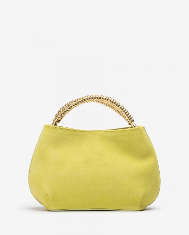 Sac à main Unisa avec poignée spirale - Vert Sac à main Unisa avec poignée spirale - Vert