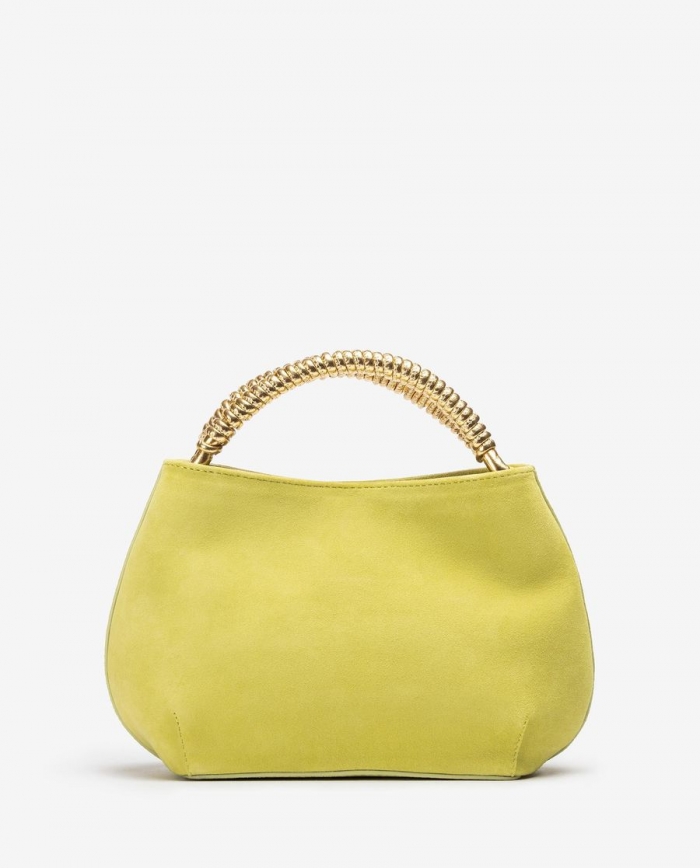 Sac à main Unisa avec poignée spirale - Vert Sac à main Unisa avec poignée spirale - Vert