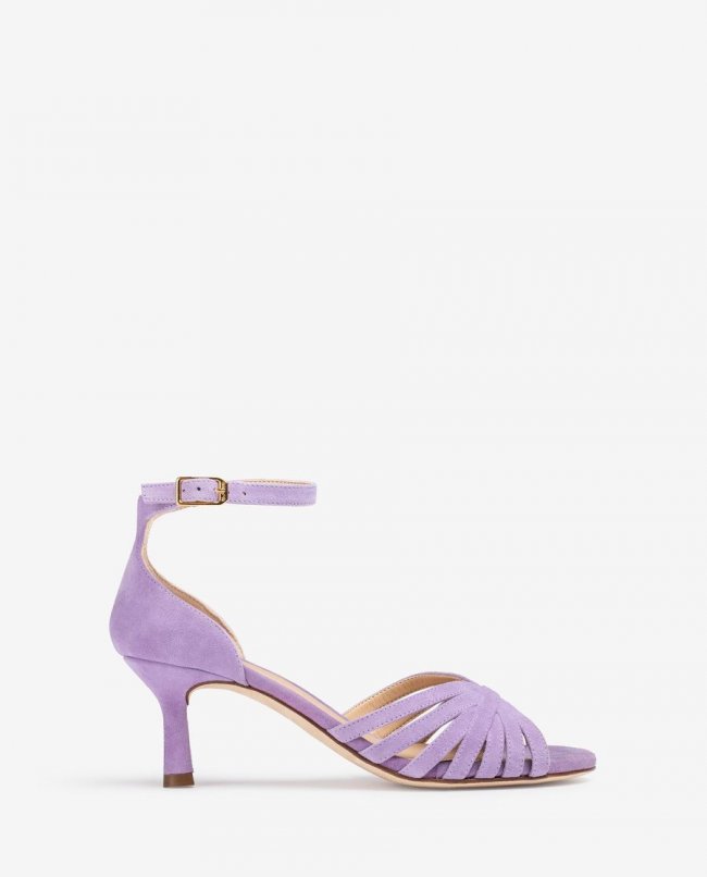 Sandales habillées en daim Unisa pour femme - Lilas Sandales habillées en daim Unisa pour femme - Lilas