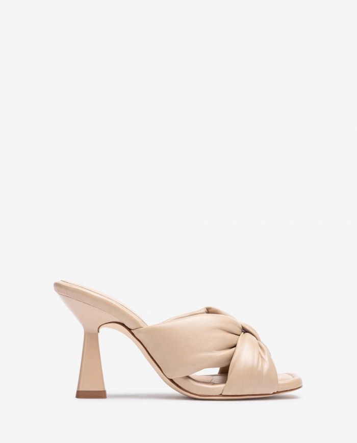 Sandales à nœud large Unisa pour femme - Beige