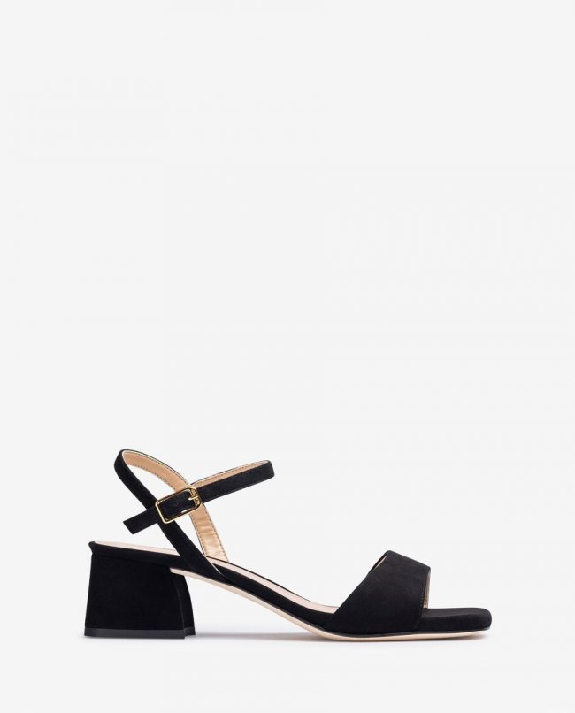 Sandale à talon carré Unisa pour femme - Noir Sandale à talon carré Unisa pour femme - Noir