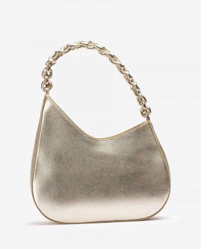 Sac asymétrique Unisa Femme avec poignée tressée Doré Sac asymétrique Unisa Femme avec poignée tressée Doré