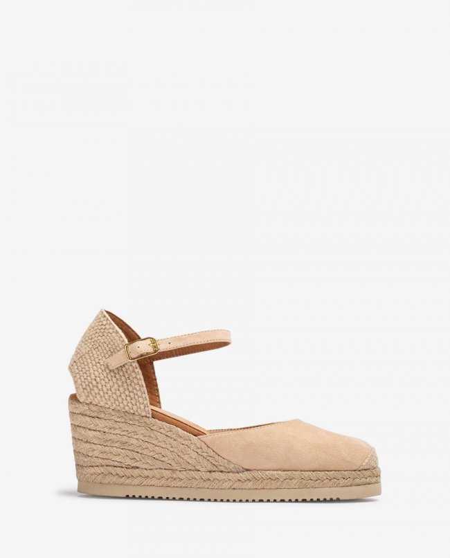 Espadrilles à talons hauts Unisa pour femme - Beige Espadrilles à talons hauts Unisa pour femme - Beige