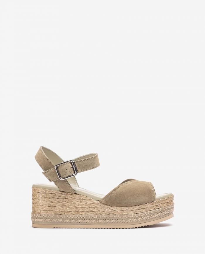 Sandales carrées avec détails pour femme - Vert Sandales carrées avec détails pour femme - Vert