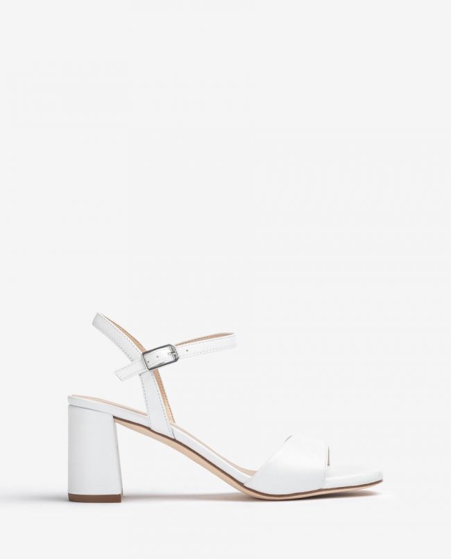 Sandales en cuir Unisa pour femme - Blanc Sandales en cuir Unisa pour femme - Blanc