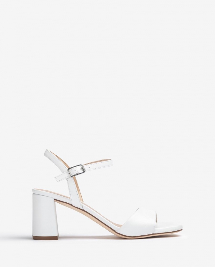 Sandales en cuir Unisa pour femme - Blanc Sandales en cuir Unisa pour femme - Blanc