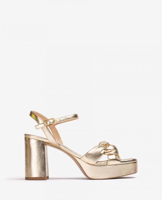 Sandales tressées Unisa pour femme - Doré Sandales tressées Unisa pour femme - Doré