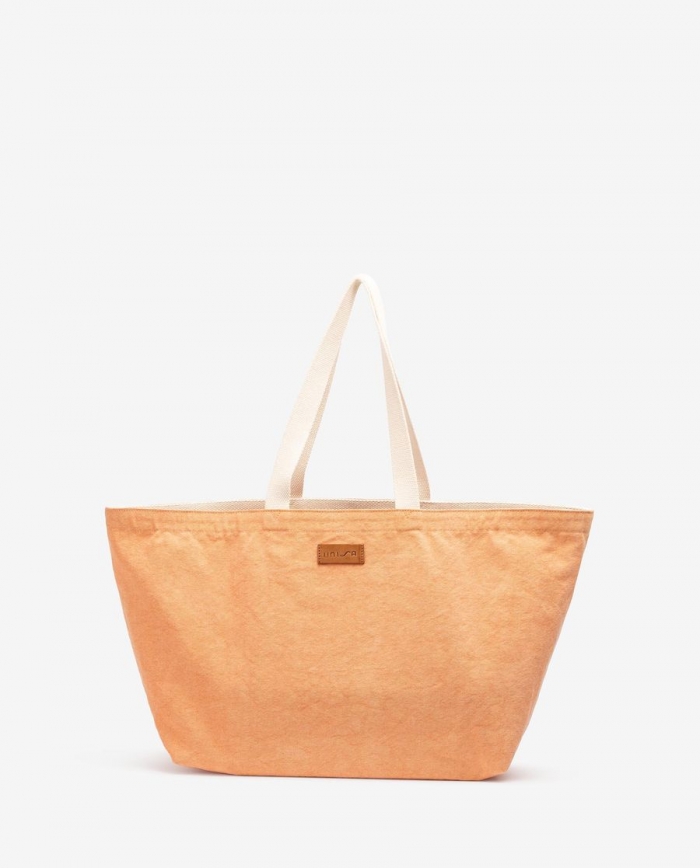Sac de plage Maxi Unisa Femme en tissu recyclé - Orange Sac de plage Maxi Unisa Femme en tissu recyclé - Orange