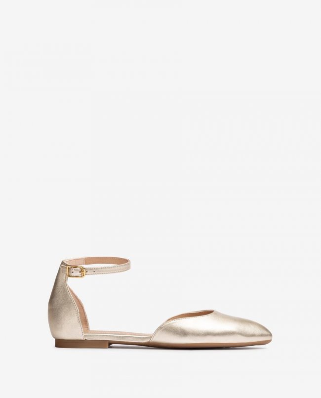 Ballerines à talon Unisa pour femme - Doré