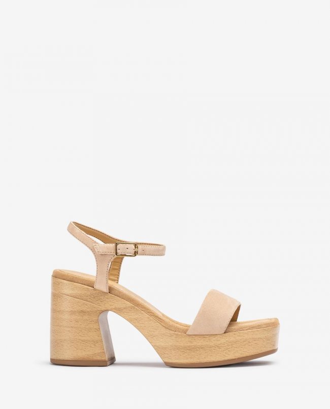 Sandales en daim Unisa pour femme - Beige Sandales en daim Unisa pour femme - Beige