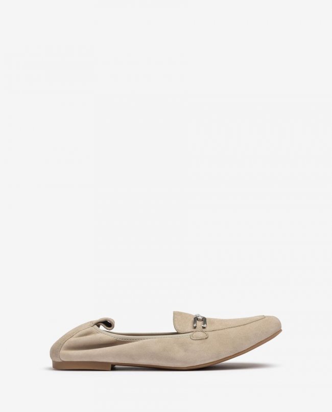 Mocassins plats non doublés Unisa pour femme - Beige Mocassins plats non doublés Unisa pour femme - Beige